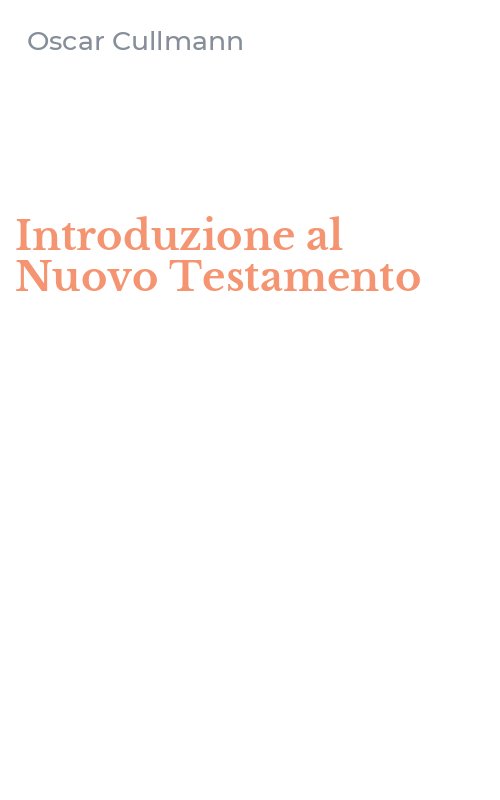 Introduzione al Nuovo Testamento
