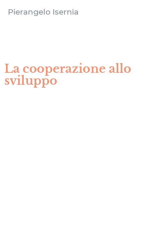 La cooperazione allo sviluppo