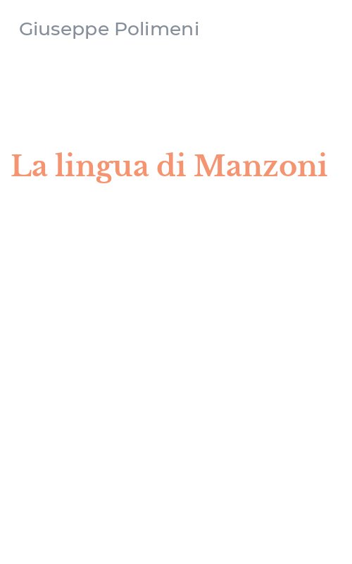 La lingua di Manzoni