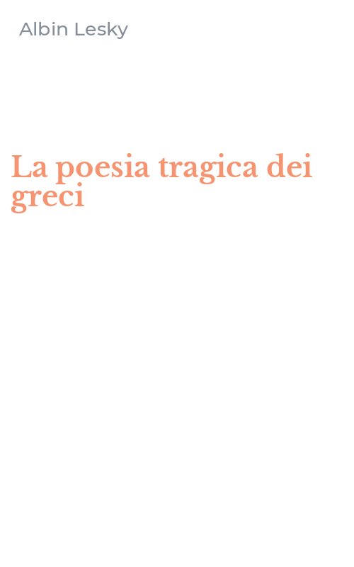La poesia tragica dei greci