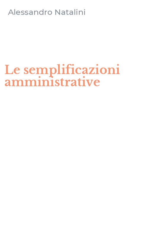 Le semplificazioni amministrative