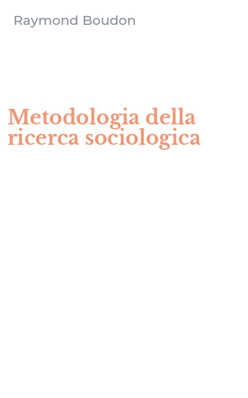 Metodologia della ricerca sociologica
