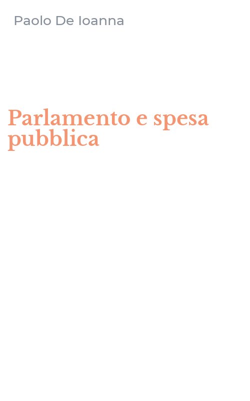 Parlamento e spesa pubblica
