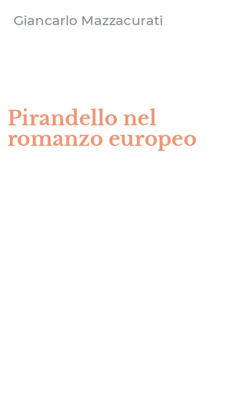 Pirandello nel romanzo europeo
