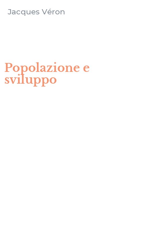 Popolazione e sviluppo