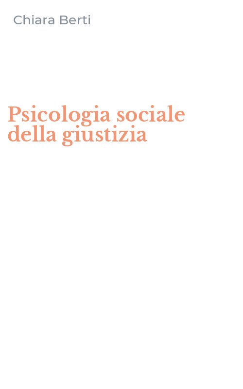 Psicologia sociale della giustizia