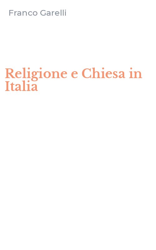 Religione e Chiesa in Italia