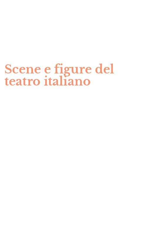 Scene e figure del teatro italiano