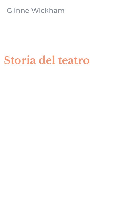 Storia del teatro