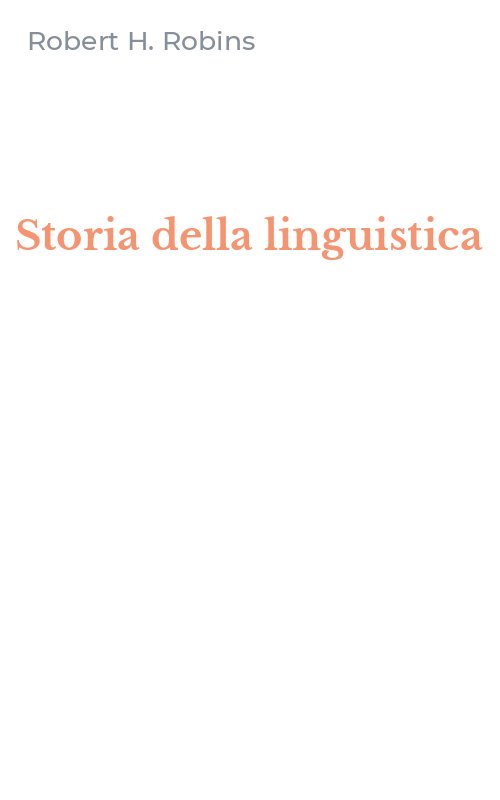 Storia della linguistica