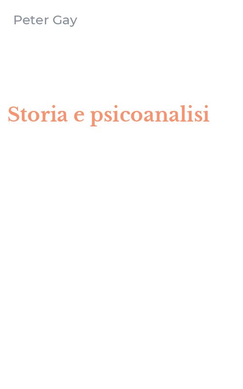 Storia e psicoanalisi