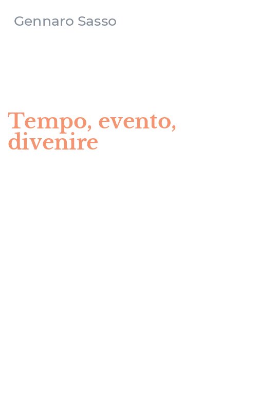 Tempo, evento, divenire