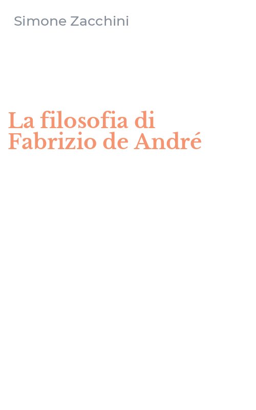 La filosofia di Fabrizio de André