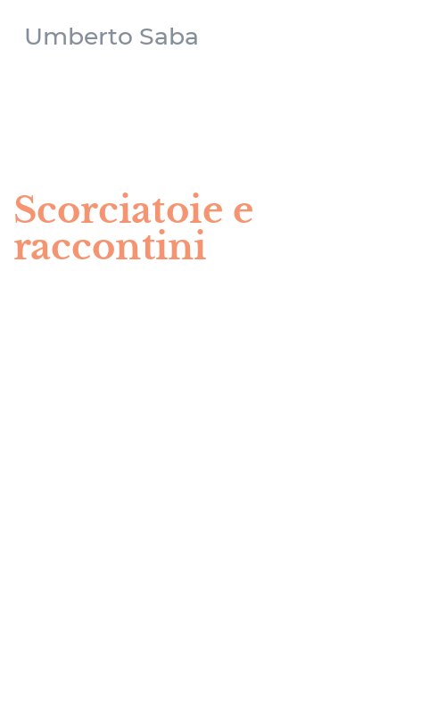 Scorciatoie e raccontini