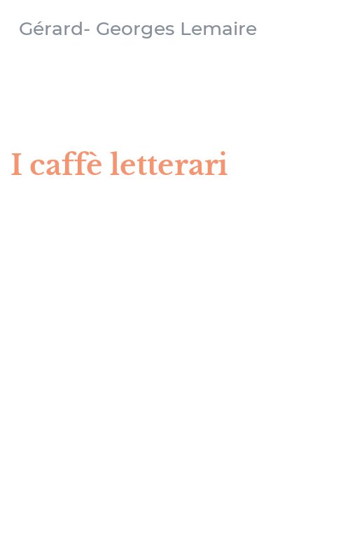 I caffè letterari