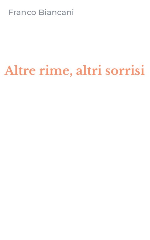 Altre rime, altri sorrisi