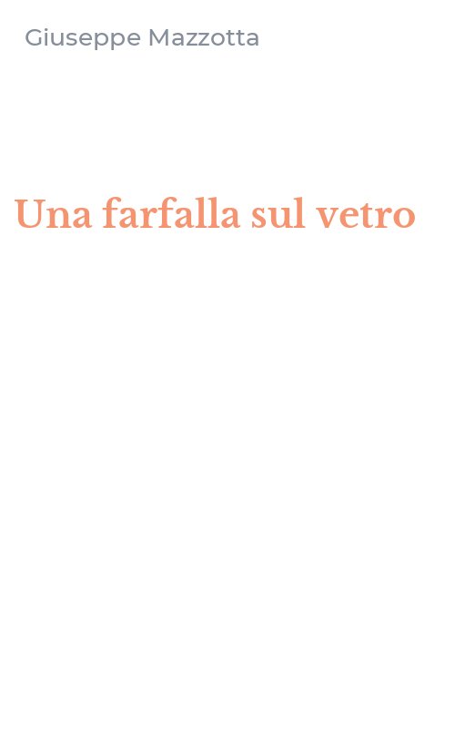 Una farfalla sul vetro