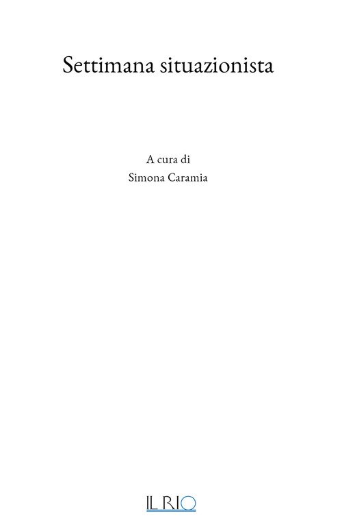 Settimana situazionista