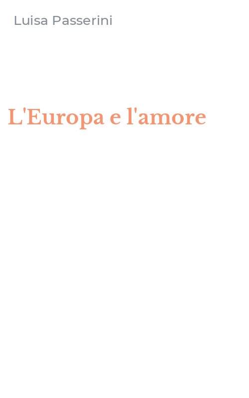 L'Europa e l'amore
