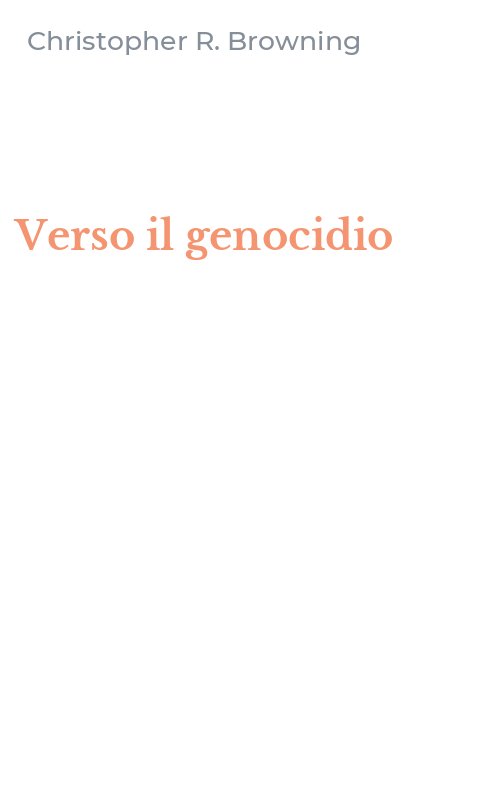 Verso il genocidio