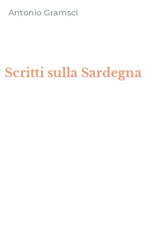 Scritti sulla Sardegna