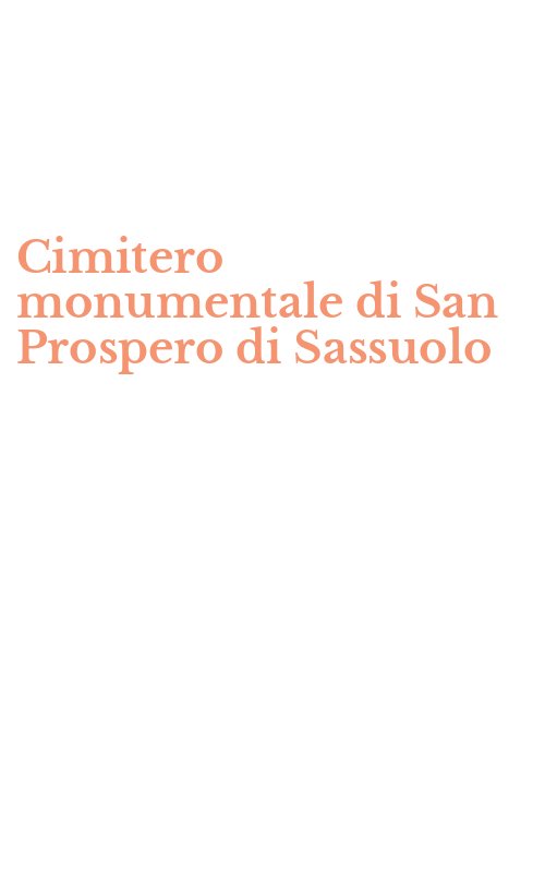 Cimitero monumentale di San Prospero di Sassuolo