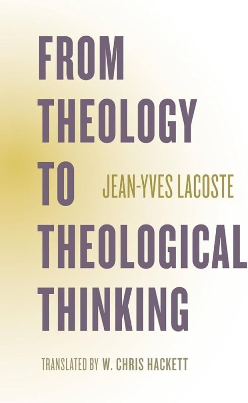 FROM THELOGY TO THEOLOGICAL THINKING