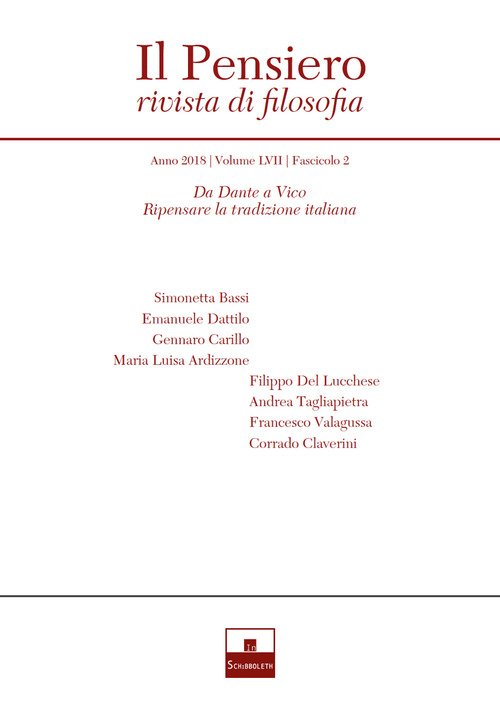 Il pensiero. Rivista di filosofia