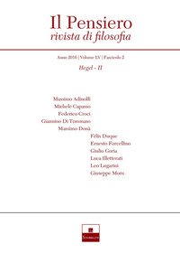 Il pensiero. Rivista di filosofia