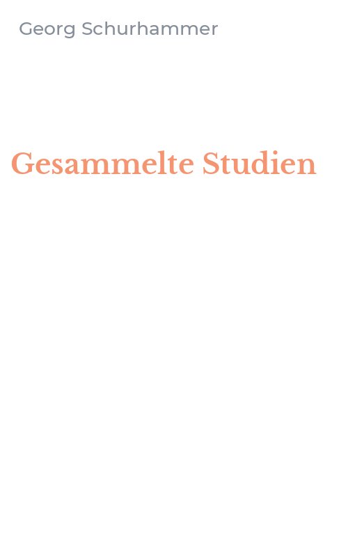 Gesammelte Studien