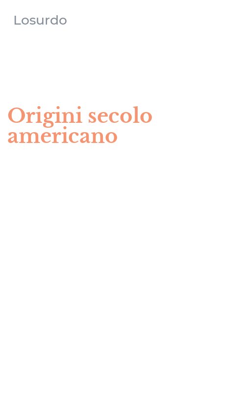 Origini secolo americano