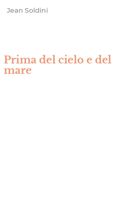 Prima del cielo e del mare