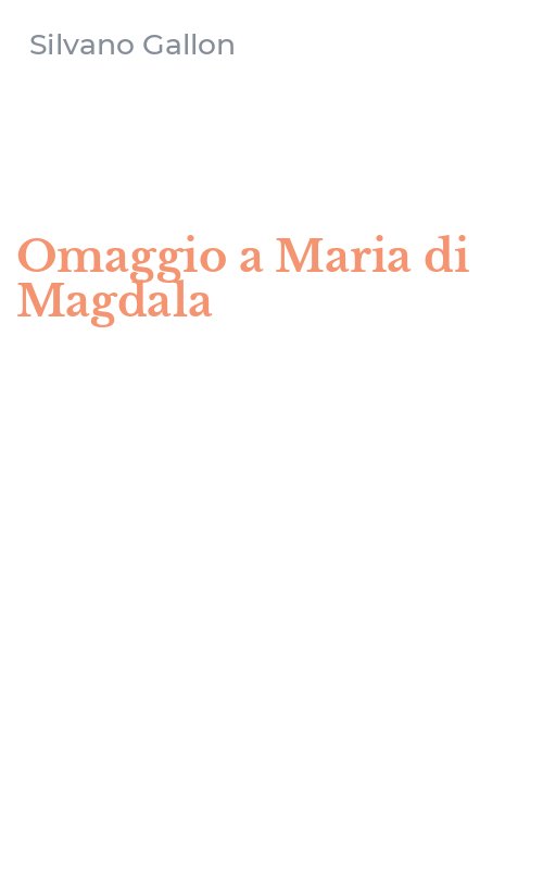 Omaggio a Maria di Magdala