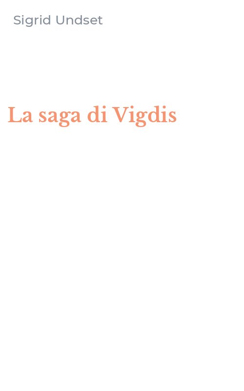 La saga di Vigdis