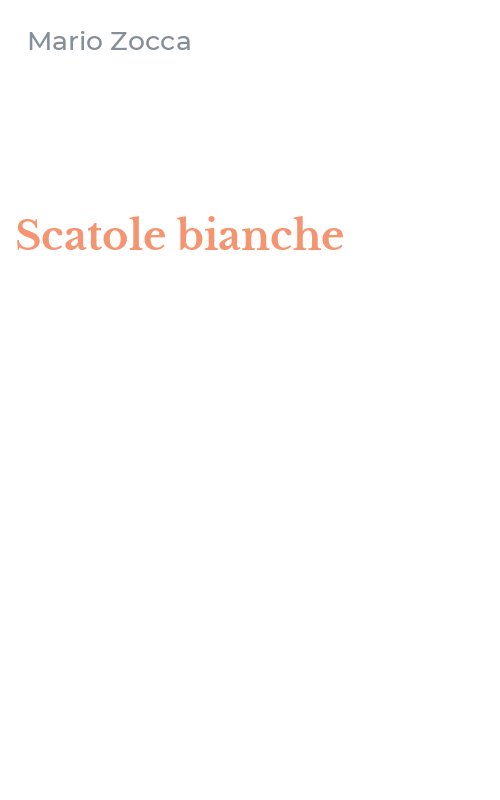 Scatole bianche