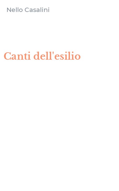 Canti dell'esilio