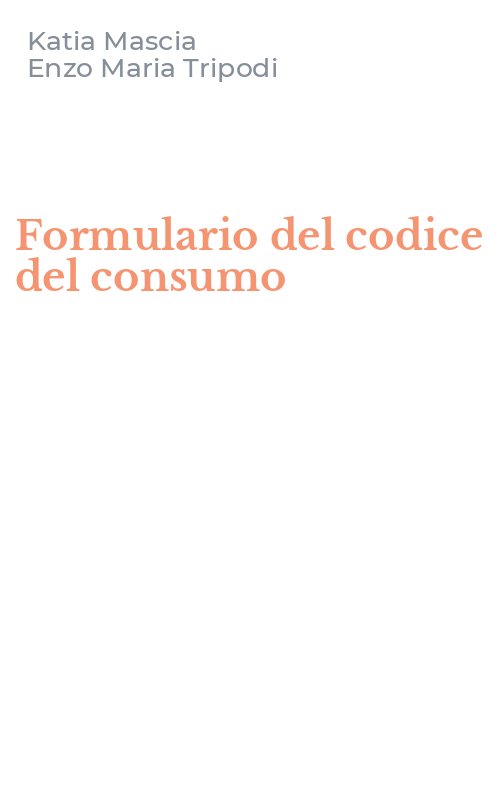 Formulario del codice del consumo