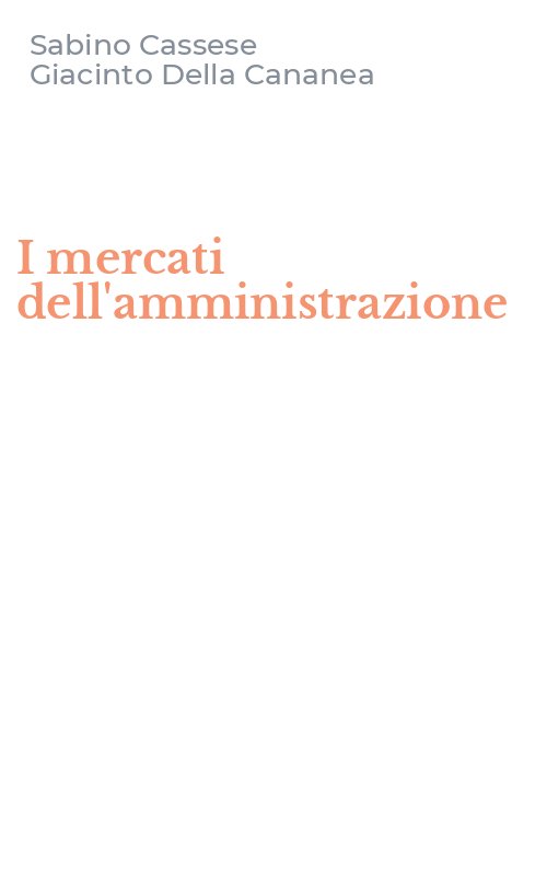 I mercati dell'amministrazione