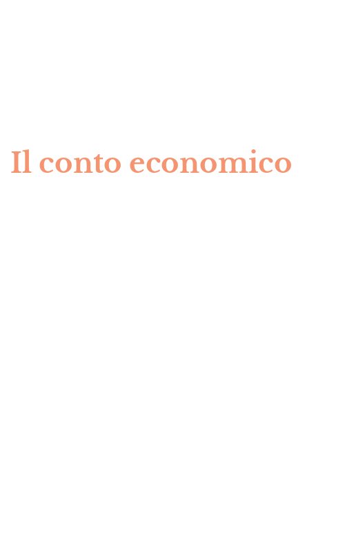 Il conto economico