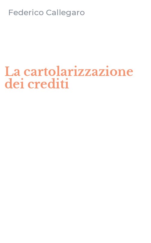 La cartolarizzazione dei crediti