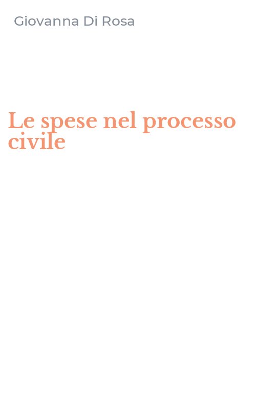 Le spese nel processo civile