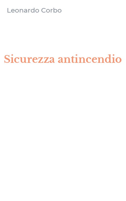 Sicurezza antincendio