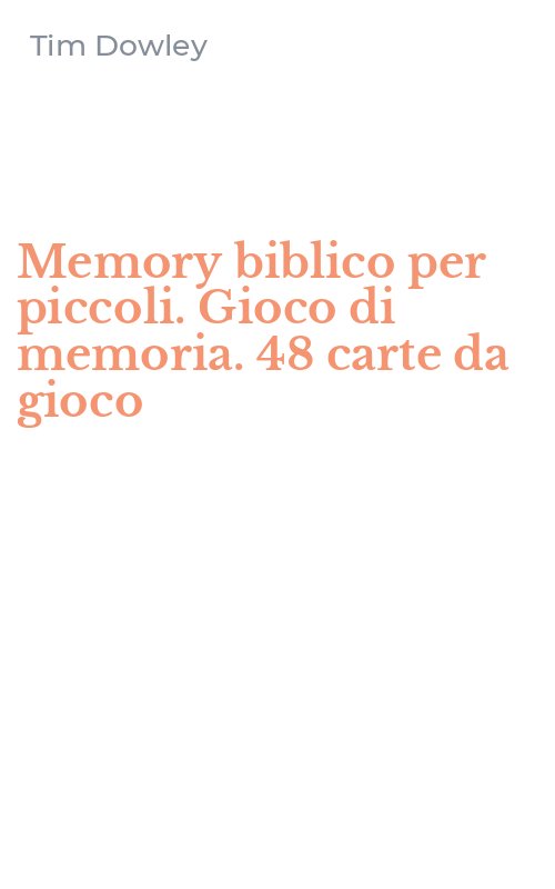 Memory biblico per piccoli. Gioco di memoria. 48 carte da gioco