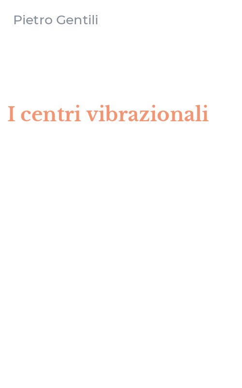 I centri vibrazionali