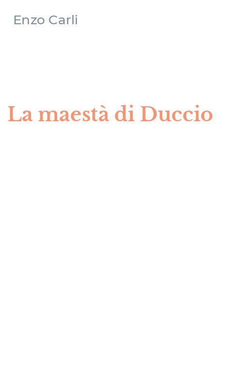 La maestà di Duccio