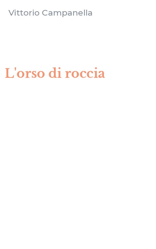 L'orso di roccia