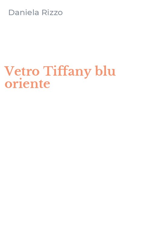 Vetro Tiffany blu oriente