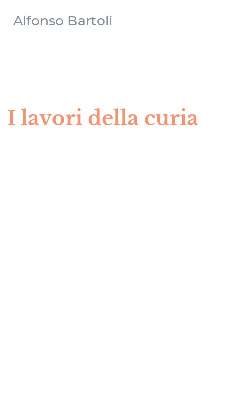 I lavori della curia