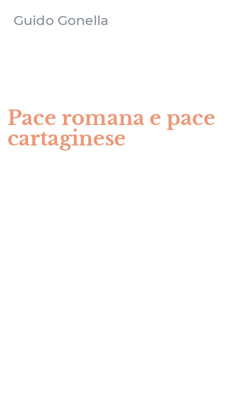 Pace romana e pace cartaginese