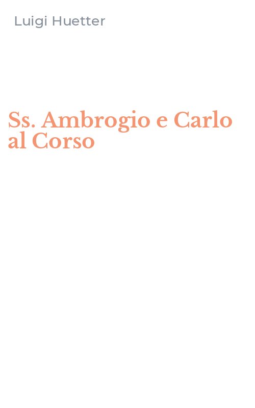 Ss. Ambrogio e Carlo al Corso